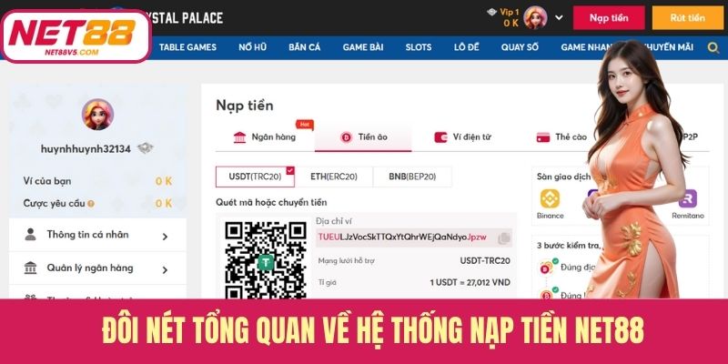 Đôi nét tổng quan về hệ thống nạp tiền Net88